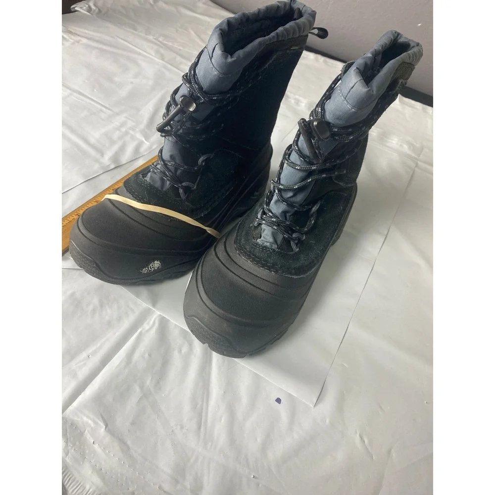 The North Face Black Waterproof Winter Snow Boots Youth 4